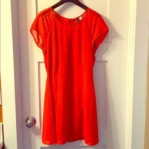 HM dress - orange/red